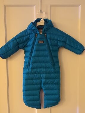 Infant Newborn Patagonia Hi-Loft Down Sweater Bunting
